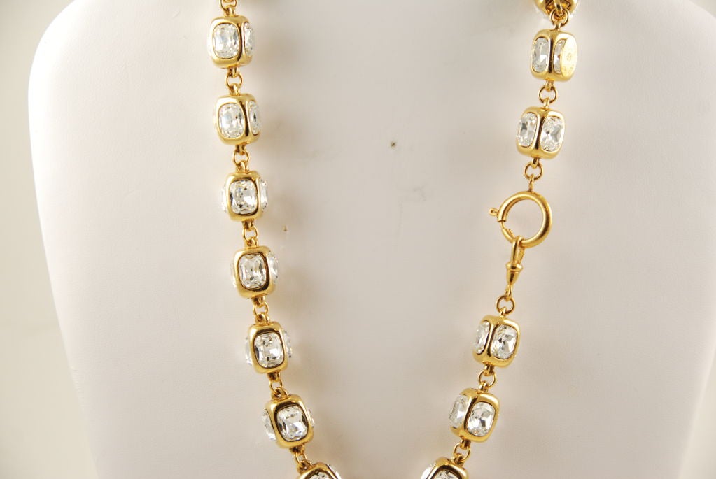Chanel Rhinestone Necklace 3