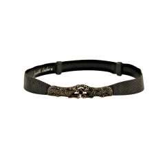 Judith Leiber Rhinestone Animal Belt