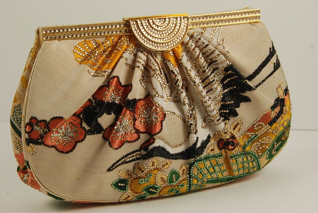 Judith Leiber Rhinestone Obi Bag