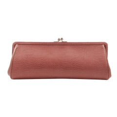 Mauve Lizard Clutch