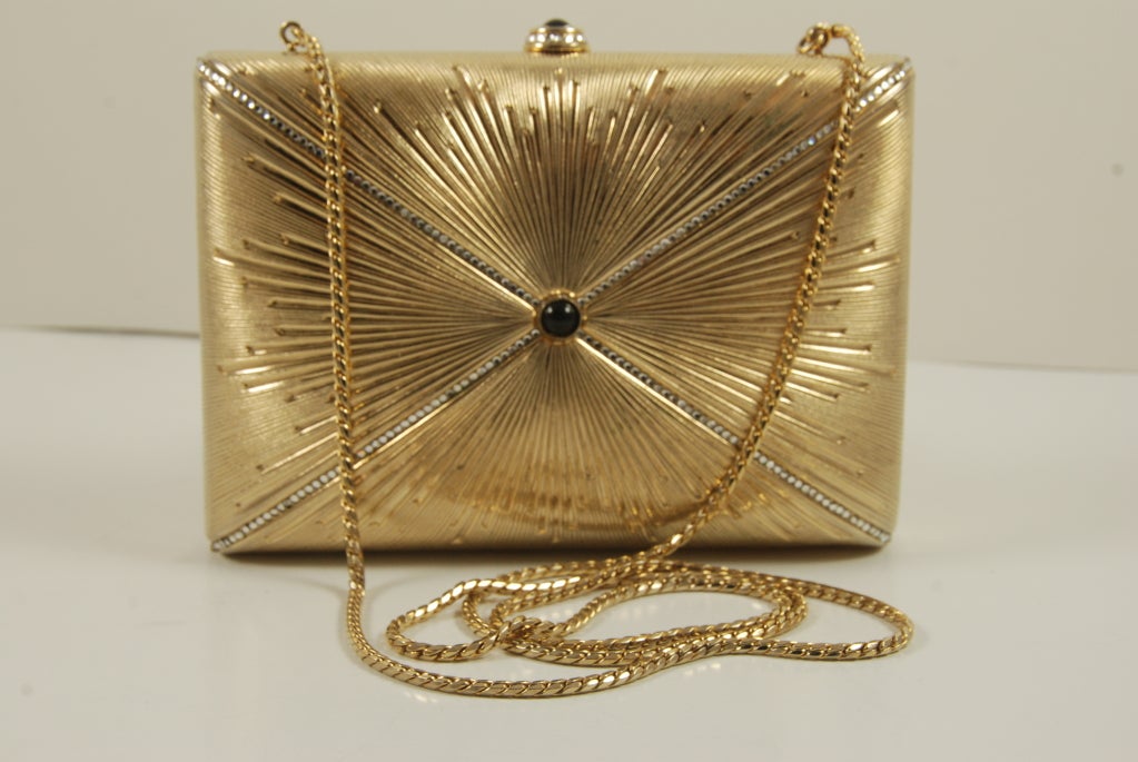 1980's Judith Leiber Minaudiere with Onyx at 1stdibs
