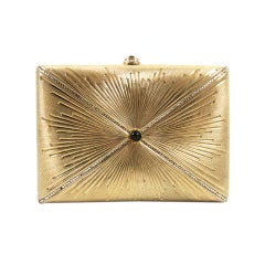 1980
s Judith Leiber Minaudiere with Onyx