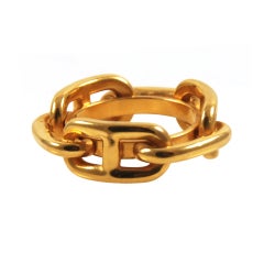 Retro Hermes Chaine d'Ancre Scarf Ring