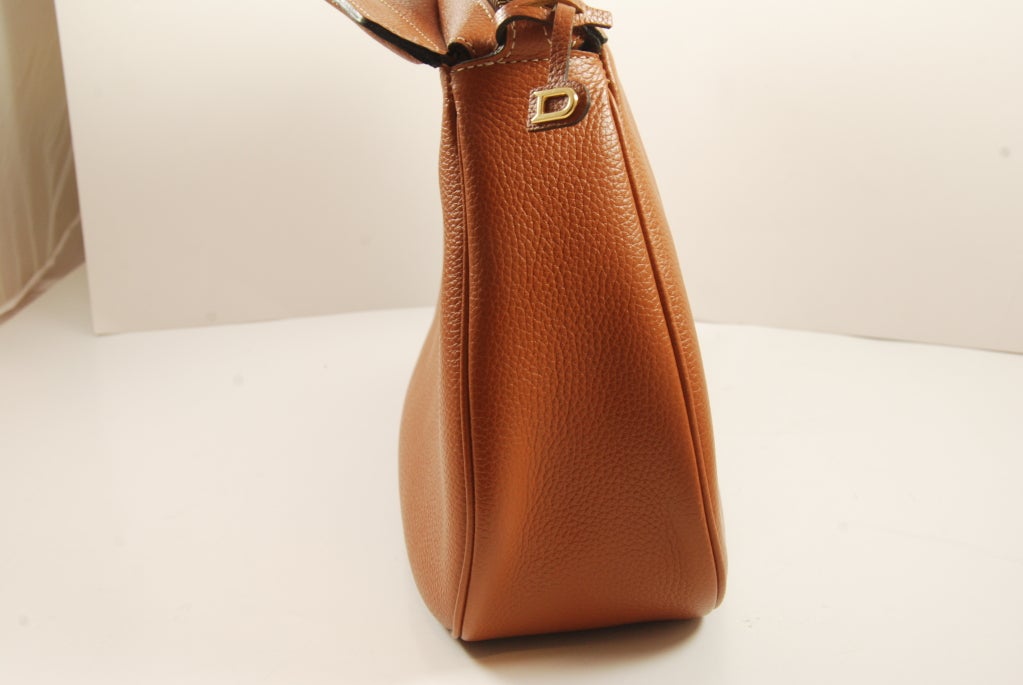 Cognac Delvaux Purse/Shoulder Bag 2