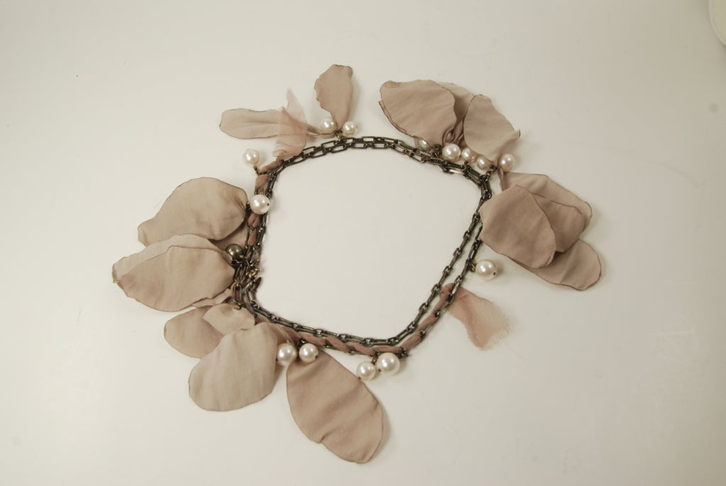 Contemporary Lanvin Petals Necklace