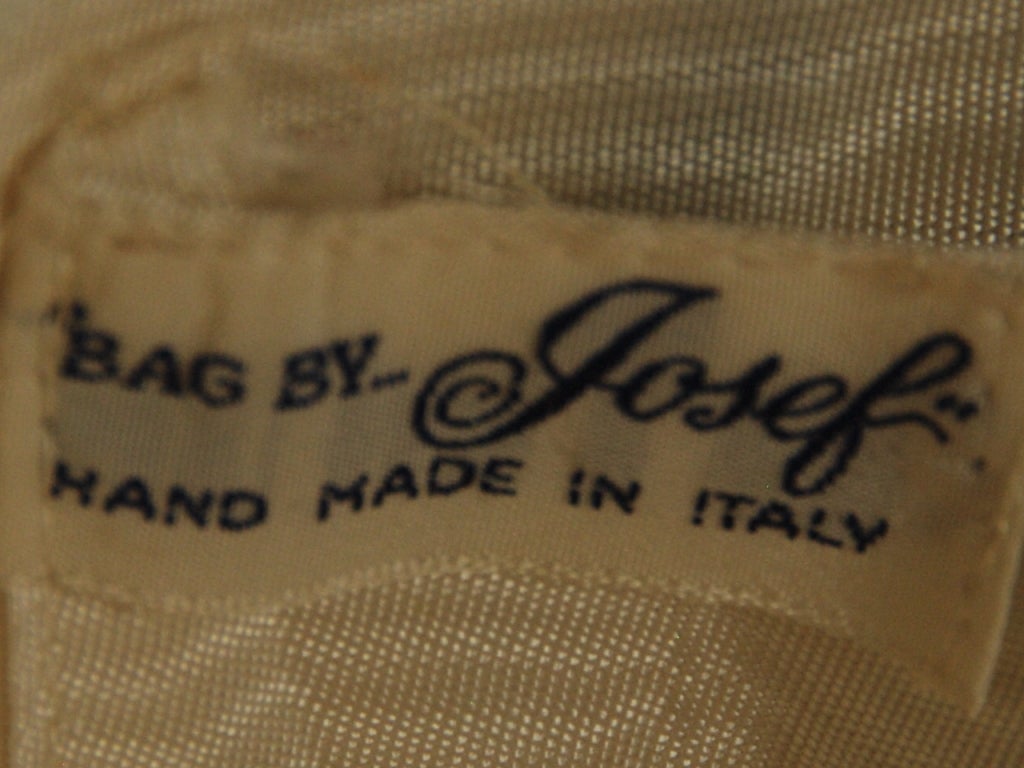 Women's Vintage Josef Straw Hand Bag