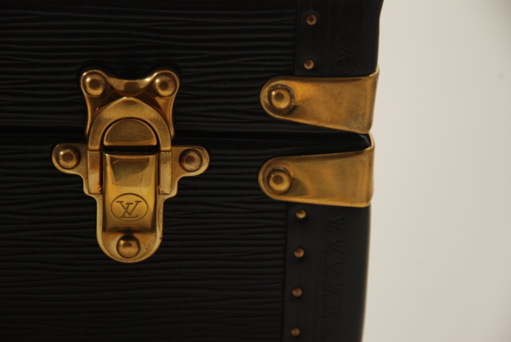 Louis Vuitton Black Epi Leather President Briefcase For Sale 2