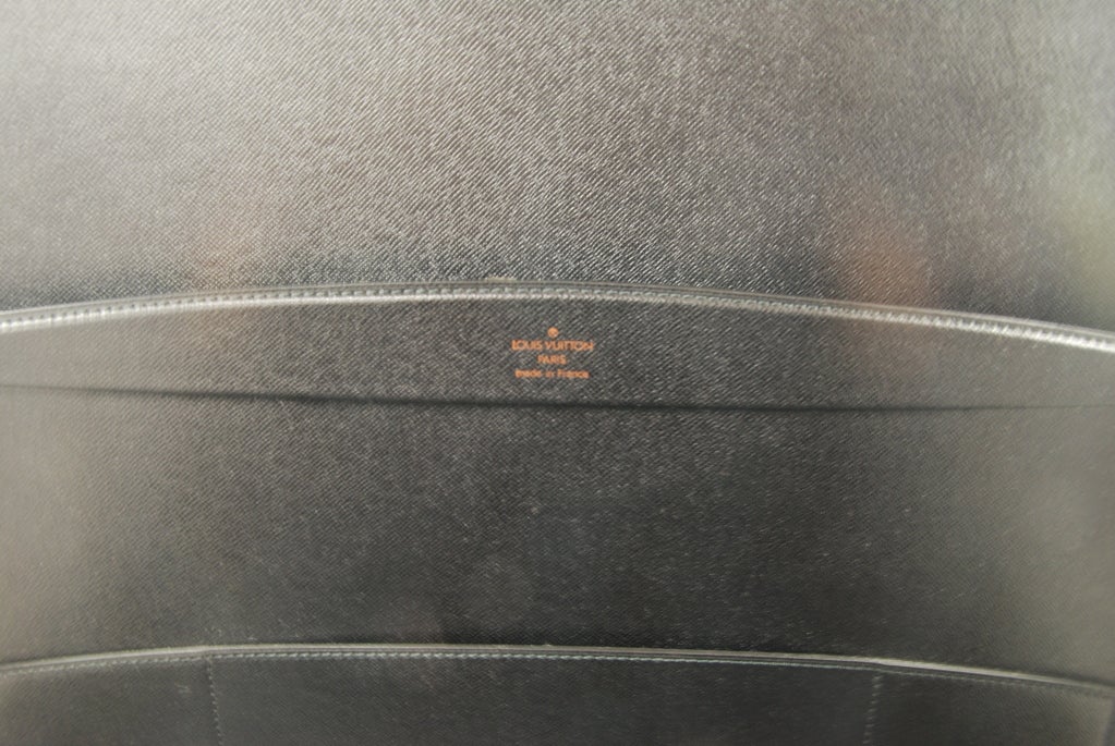 Louis Vuitton Black Epi Leather President Briefcase For Sale 5