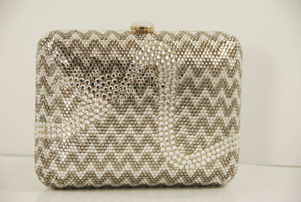 1980's Judith Leiber Minaudiere in Abstract Design In Excellent Condition In New York, NY