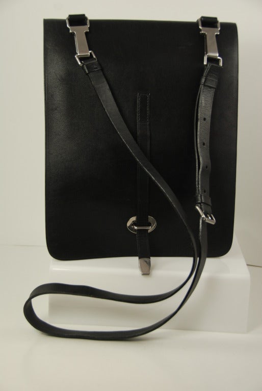 Prada Cross Body Leather Men's Messenger Bag