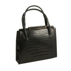 1960s Lucille de Paris Alligator Handbag