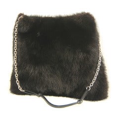 Prada Dark Mink Evening Bag