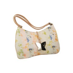 Chopard Brocade Handbag with Butterfly