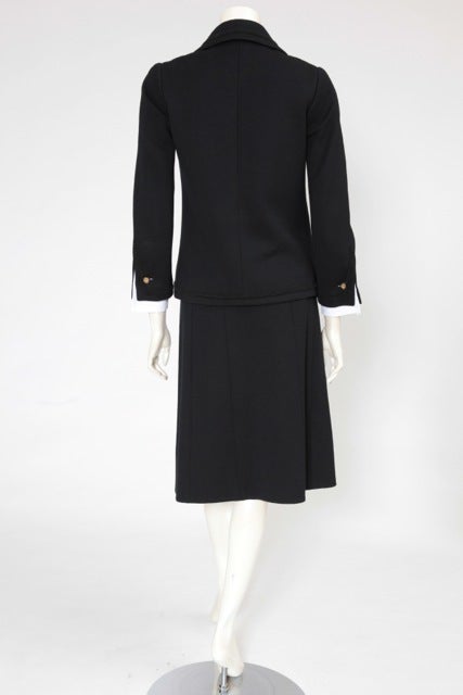 Chanel by Weyeneth Wool Suit In Excellent Condition In Geneva, CH