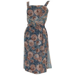 Givenchy Attributed Haute Couture Organza Cocktail Dress 5
