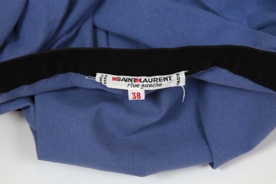 Women's Yves Saint Laurent Cotton Puff Sleeve Tunic