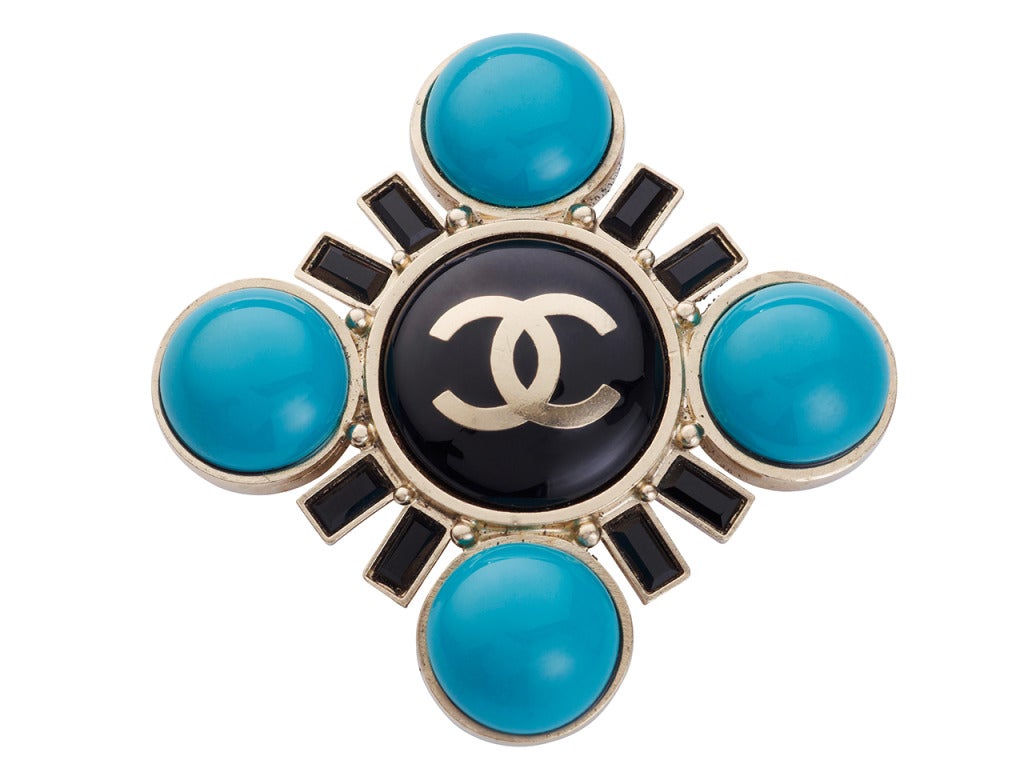 Chanel Art Déco inspired Brooch / Pendant 2000s