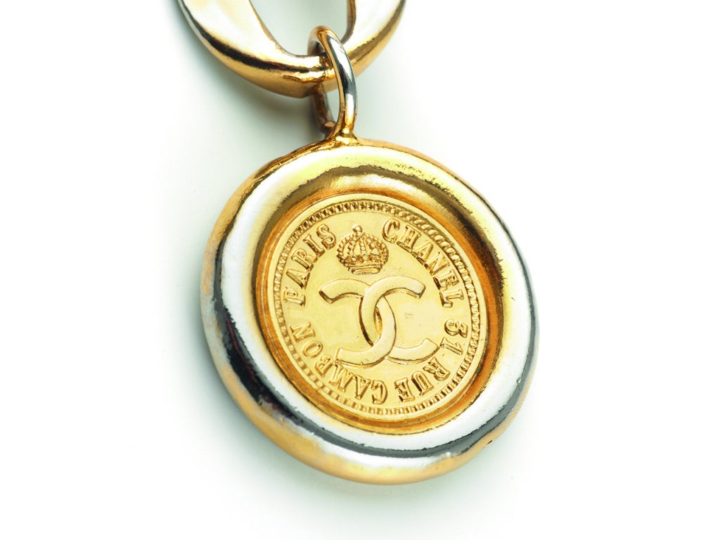 Chanel Chain Belt with Pendant 1980s