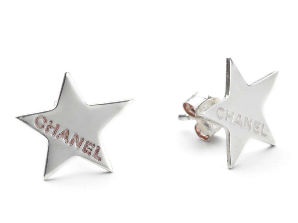 Chanel Star Ear Studs 2000s