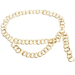 Iconic Chanel Chain Belt 1980s