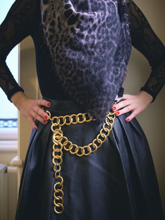 Iconic Chanel Chain Belt 1980s