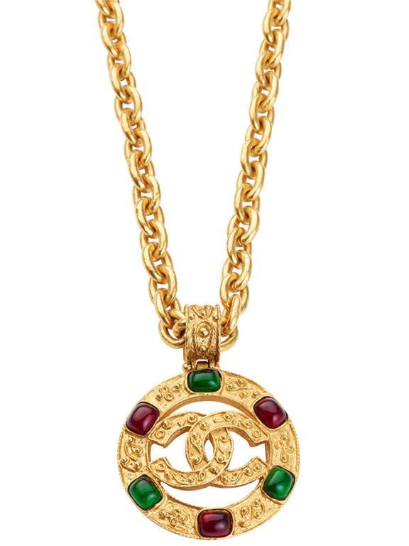 Chanel Sautoir Byzantine inspired 1980s