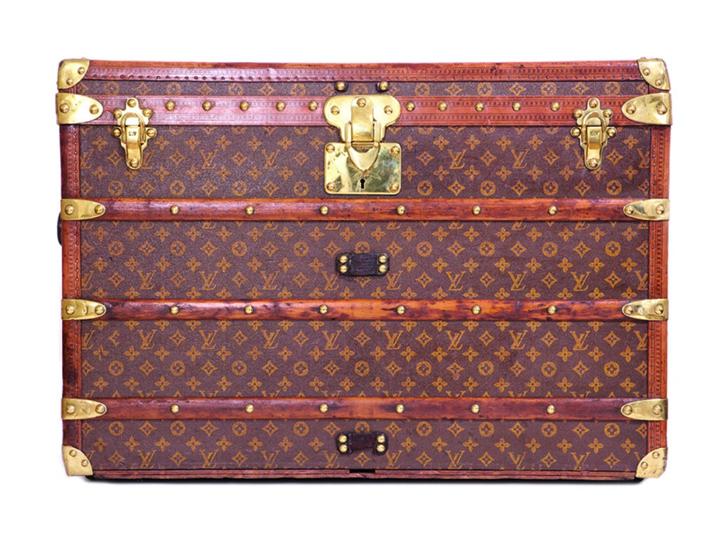 Louis Vuitton Lady's Low Trunk 1930s In Good Condition For Sale In Vienna, AT