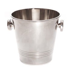 Saint-Médard Silver Ice Bucket French Art Déco 1930