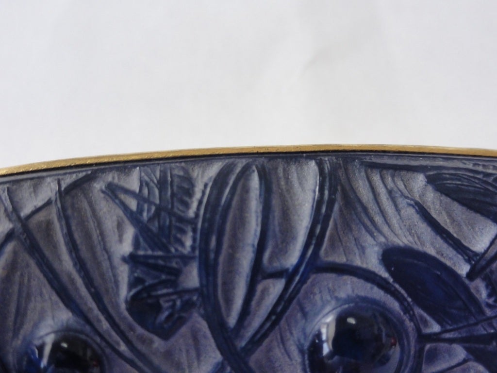 Rene Lalique Brooch Sauterelles et Cabochons For Sale 2