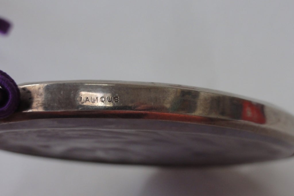 Rene Lalique Mirror Pendant Narcisse Debout