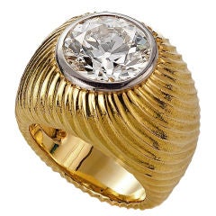 TIFFANY SCHLUMBERGER Diamond Gold Signet RIng