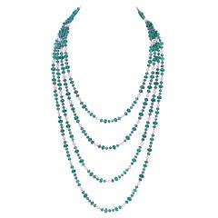 Diamond Emerald Sapphire Chain