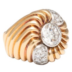 BELPERRON Diamond and Gold Ring