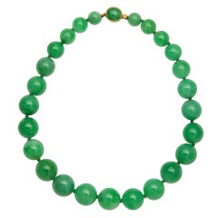 Superb Rare Certificated Natural Jade Necklace