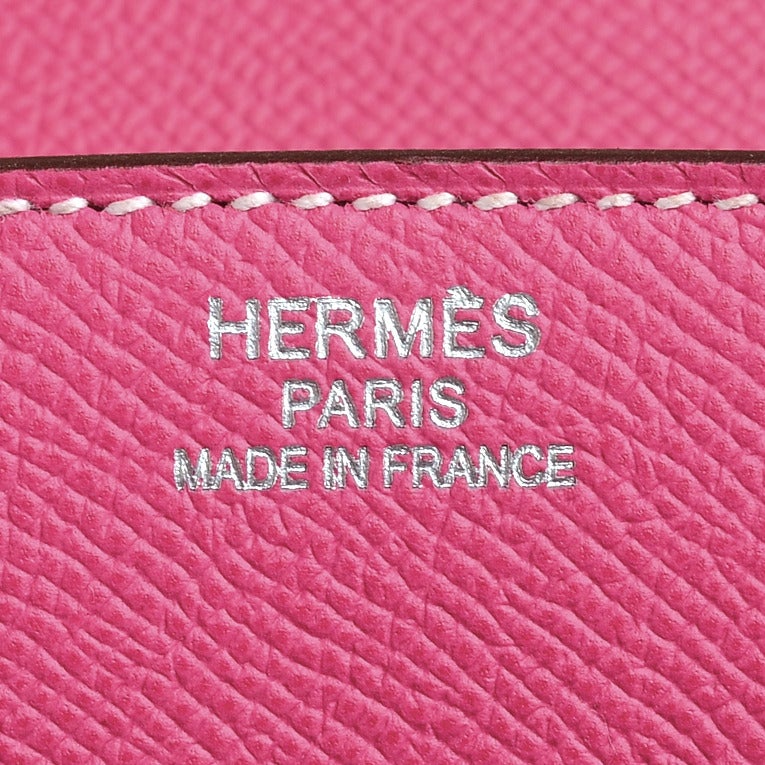 Hermes Rose Tyrien Epsom Birkin 35cm Palladium Hardware 3