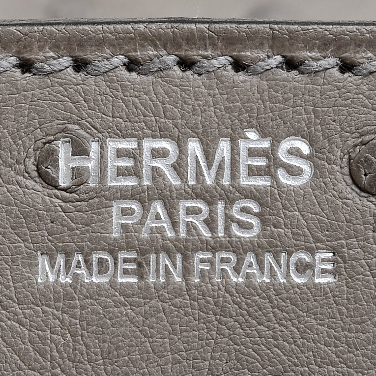 HERMÈS, GRIS TOURTERELLE BIRKIN 30CM OF TOGO LEATHER WITH PALLADIUM  HARDWARE, Handbags & Accessories, 2020