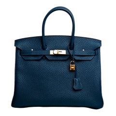 Hermes Colvert Togo Birkin 35cm Gold Hardware