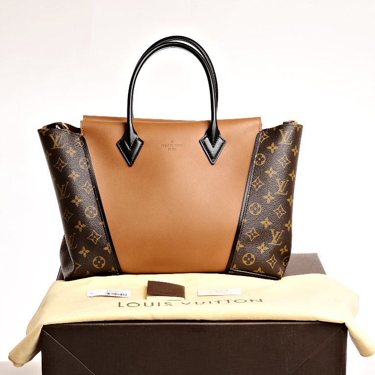 Louis Vuitton Noisette Monogram Canvas & Cuir Orfèvre W PM 6