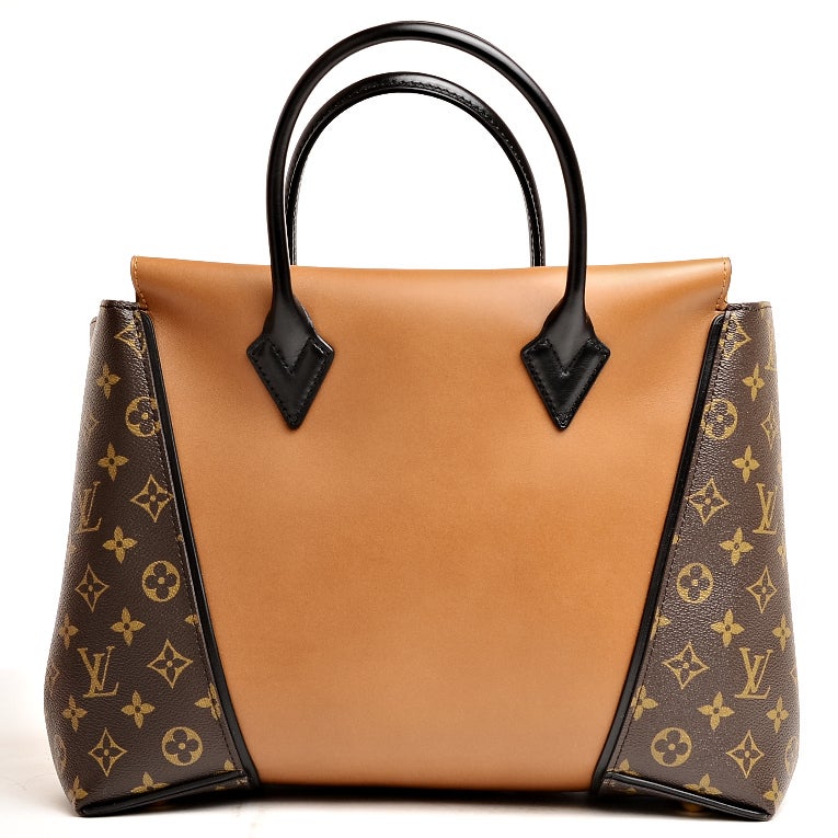 Women's Louis Vuitton Noisette Monogram Canvas & Cuir Orfèvre W PM