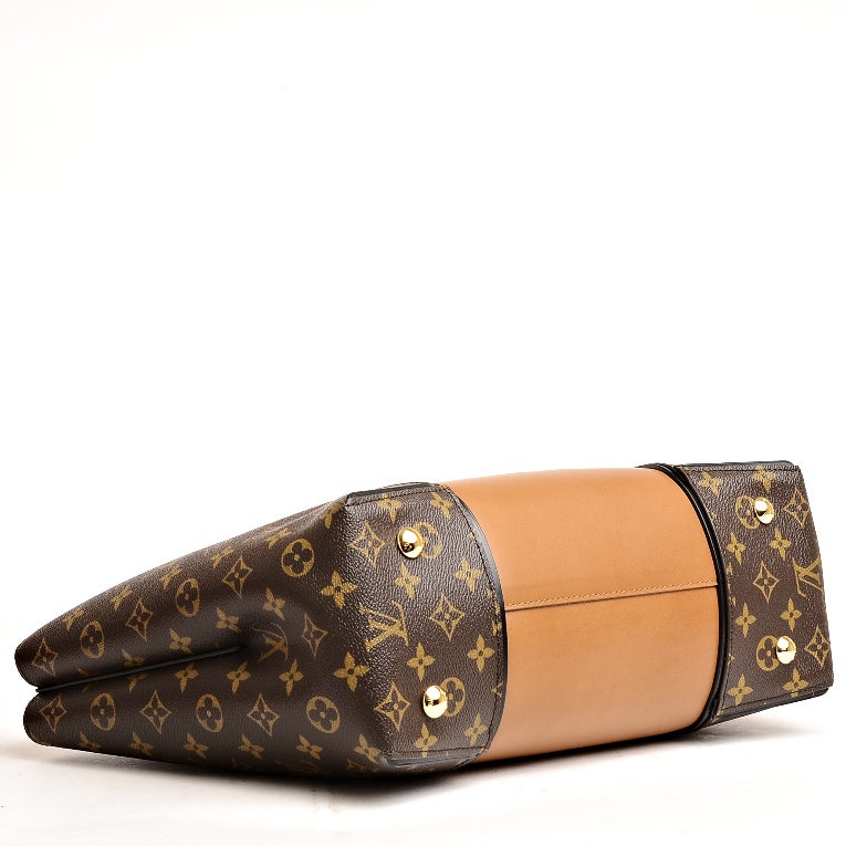 Louis Vuitton Noisette Monogram Canvas & Cuir Orfèvre W PM 1