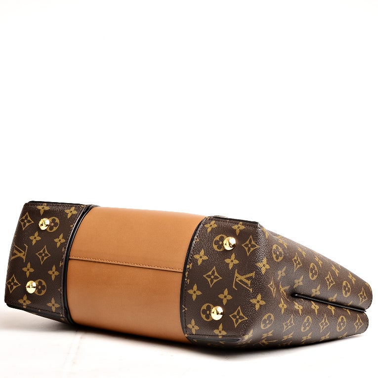 Louis Vuitton Noisette Monogram Canvas & Cuir Orfèvre W PM 2