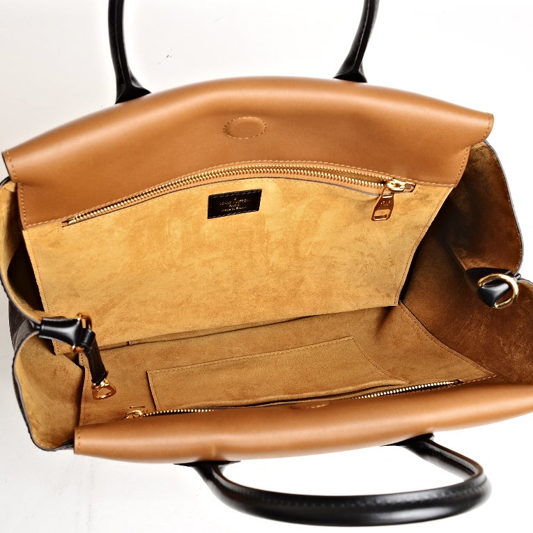 Louis Vuitton Noisette Monogram Canvas & Cuir Orfèvre W PM 4