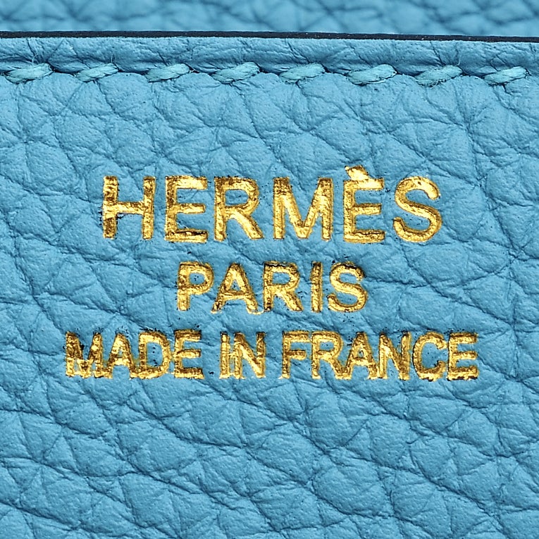 Hermes Turquoise Togo Birkin 35cm Gold Hardware 4