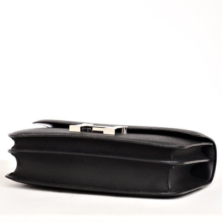 Hermes Black Epsom Constance Elan Palladium Hardware 2