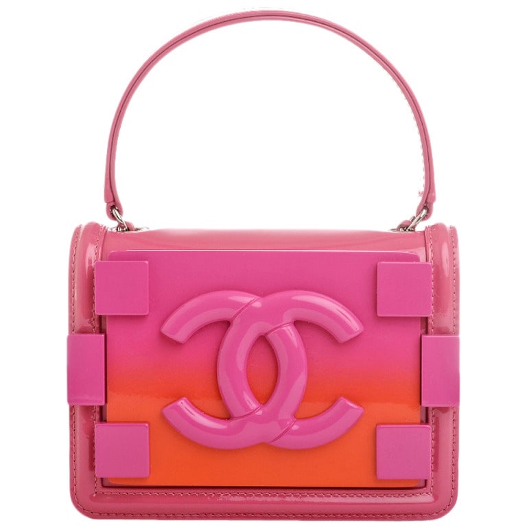 Chanel Pink Boy Brick Crossbody Bag