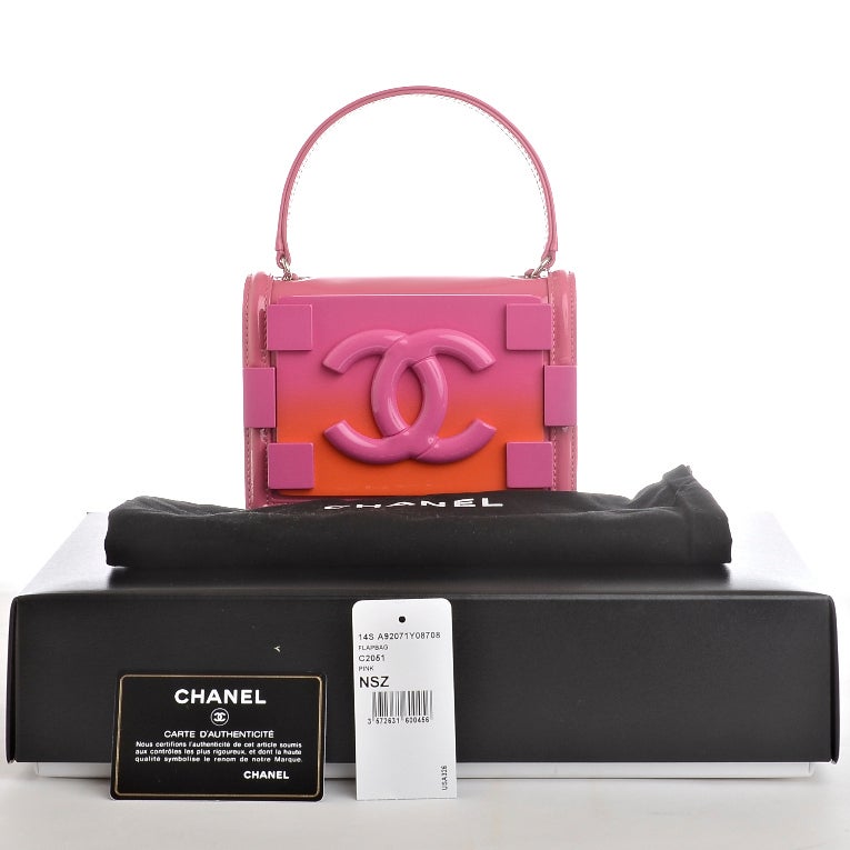 Chanel Pink Boy Brick Crossbody Bag 5