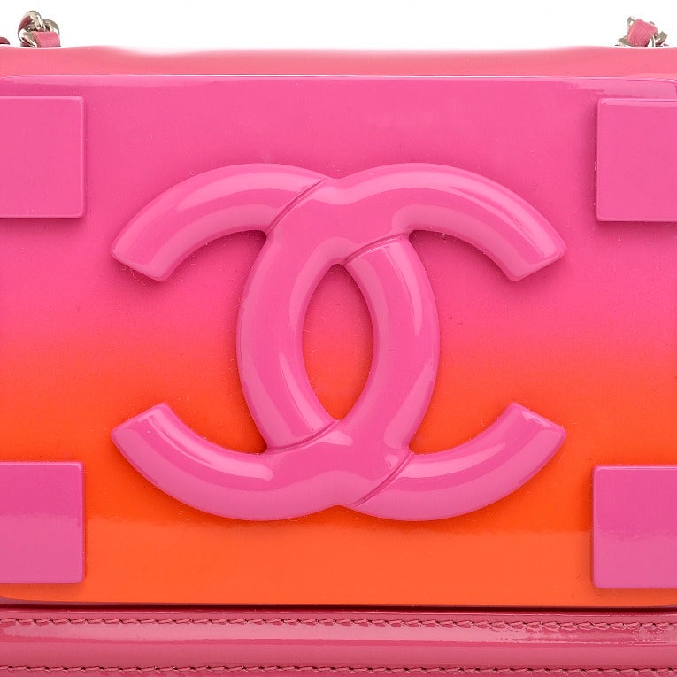 Chanel Pink Boy Brick Crossbody Bag 1