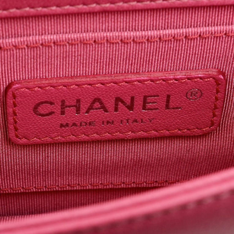 Chanel Pink Boy Brick Crossbody Bag 3