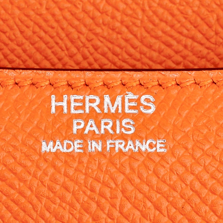 Hermes Orange H Epsom Constance 24cm 3