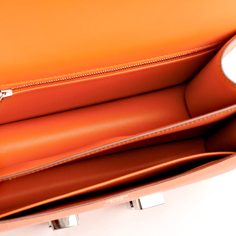 Hermes Orange H Epsom Constance 24cm 4